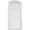 Ekena Millwork Arch Top Surface Mount PVC Gable Vent: Non-Functional, w/2"W x 1-1/2"P Brickmould Frame, 18"W x 36"H GVPAR18X3602SN - alternate 1